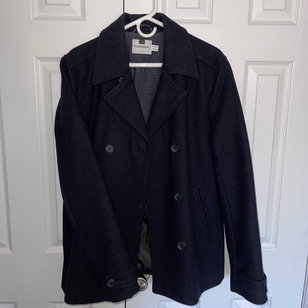 Topman Men’s Peacoat